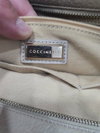 Borsa Coccinelle Beige Pelle