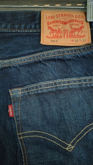 Pantalón Levi's 501 W32 L32 Azul Hombre