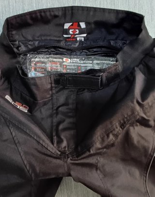 Pantalón Moto Oxford Negro con Protecciones