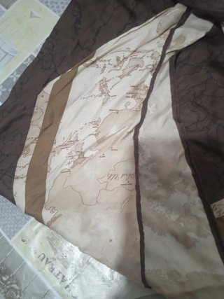 Foulard donna beige e marrone