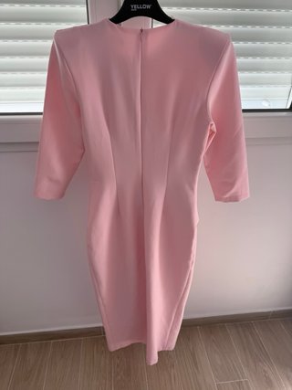 Vestido elegante rosa para eventos