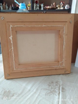 Cuadro al óleo pintado a mano