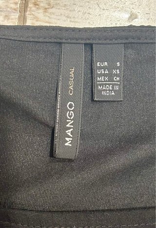 Top Mango Negro con Bandera Reino Unido