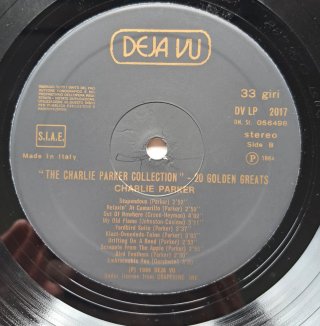 Vinilo LP Charlie Parker Collection 1984 Jazz