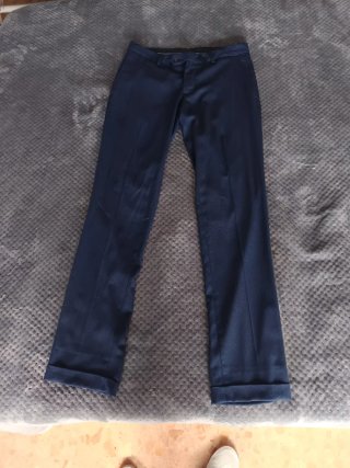 Traje de hombre azul