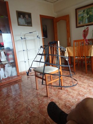 Cancán negro para disfraz