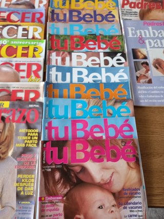 Lote Revistas Bebé, Crecer y Padres Hoy