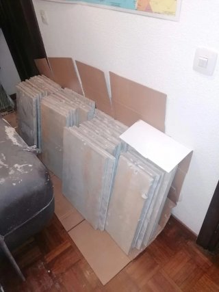 Plaquetas de mármol