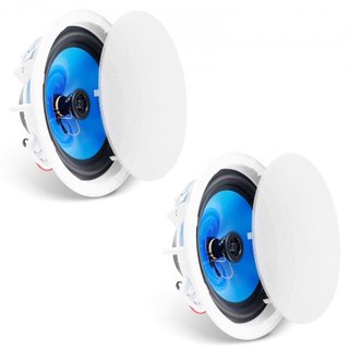 2PCs 8 in/20.3 cm Altavoces de Techo 50-Watts Montaje Empotrado en Techo y en Pared