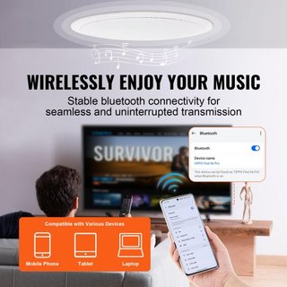 Altavoces Bluetooth empotrados de 6.5", 150W, sistema de altavoces empotrados en el techo y en la pared con impedancia de 8Ω y sensibilidad de 89dB, para cocina, sala de estar, dormitorio o porche...