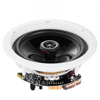 Altavoces Bluetooth empotrados de 6.5", 150W, sistema de altavoces empotrados en el techo y en la pared con impedancia de 8Ω y sensibilidad de 89dB, para cocina, sala de estar, dormitorio o porche...