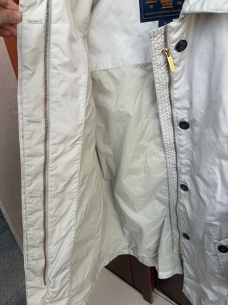 Trench Woolrich leggero donna beige