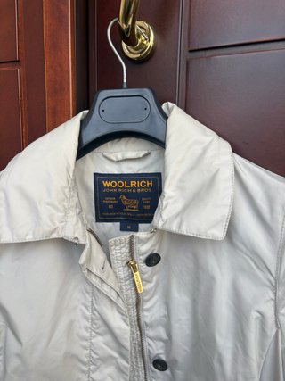 Trench Woolrich leggero donna beige