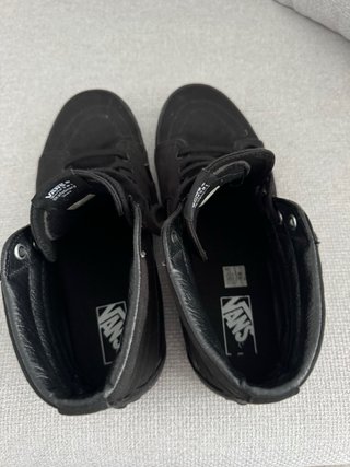 Zapatillas Vans Hombre Negras Tela, muy ligeras