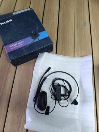 Yealink YHS34 Mono Auricular Teléfono IP