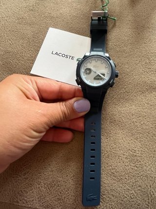 Reloj Lacoste Negro y Blanco Nuevo .con factura.60