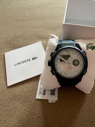 Reloj Lacoste Negro y Blanco Nuevo .con factura.60