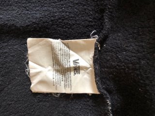 Felpa Vans con cappuccio e zip nera L