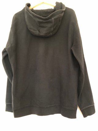 Felpa Vans con cappuccio e zip nera L