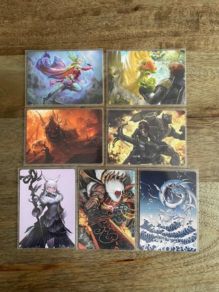 Lote Cartas Magic Final Fantasy Art Series