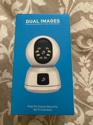Cámara Vigilancia Wi-Fi Pan/Tilt Dual