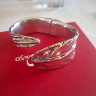 Pulsera Uno de 50 Hoja Plata