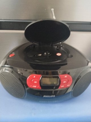 Radio CD/MP3/USB Philips Negra.Como Nuevo