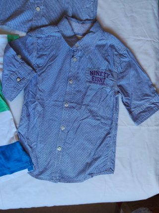 Lote Ropa Infantil: 2 Camisas, 1 Polo, 1 cazadora.