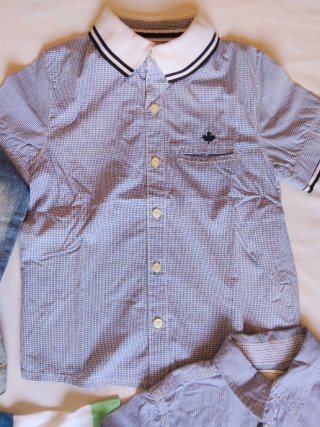 Lote Ropa Infantil: 2 Camisas, 1 Polo, 1 cazadora.