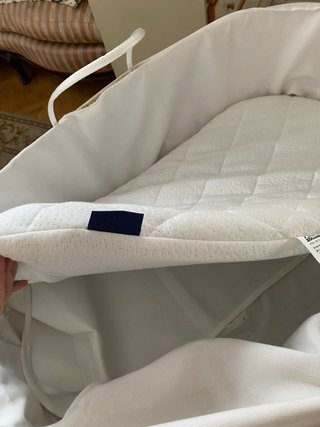 Culla in vimini per neonato con supporto+nuovo materasso