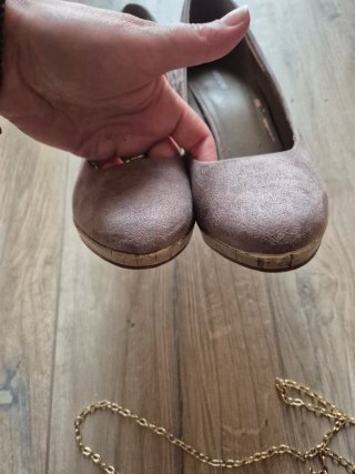 Scarpe Graceland tacco alto grigie 40