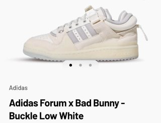 Adidas Forum x Bad Bunny Buckle Low White