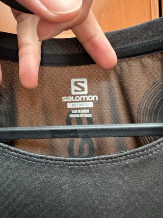 Camiseta Salomon Slab Negra