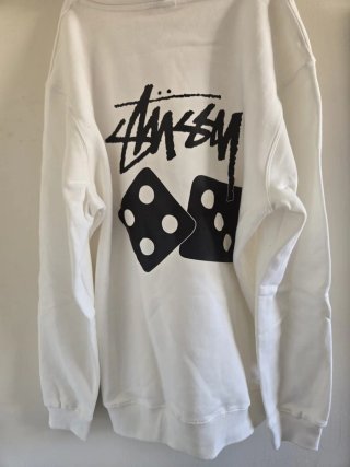 Sudadera Stussy Blanca con Logo