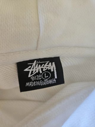 Sudadera Stussy Blanca con Logo