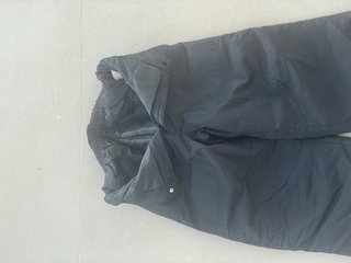 Pantalón de esquí infantil negro para niños ~140cm