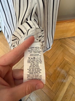 Blusa El Corte Inglés Talla S Rayas