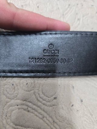Cintura Gucci Doppia G Oro Nero