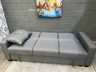 Sofá Cama Gris con Arcón