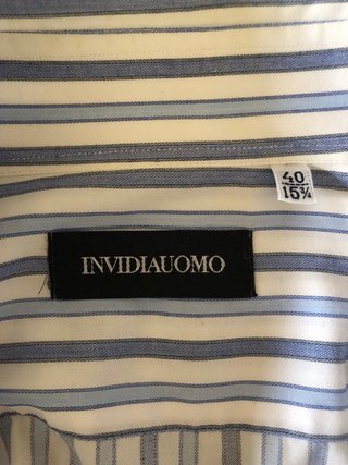 Camicia uomo Invidiauomo righe azzurre