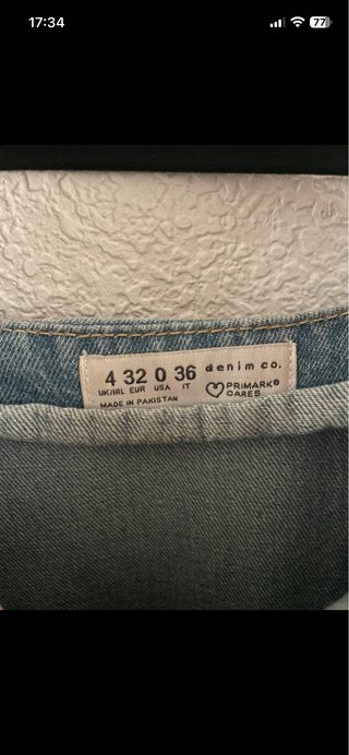 Vestido vaquero de manga corta