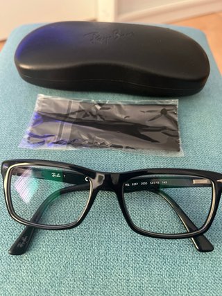 Montura Ray-Ban 5287 2000 Negra Originales y nueva