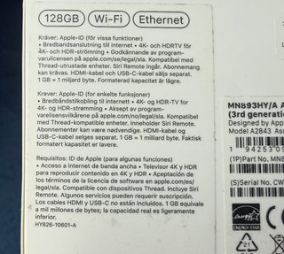 Apple TV 4K 128GB 3ª Gen