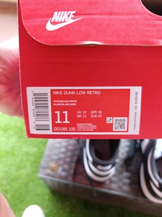 Nike Dunk Low Zapatillas Negras y Blancas