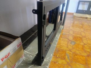 Puerta de chimenea doble con cristal neoceram