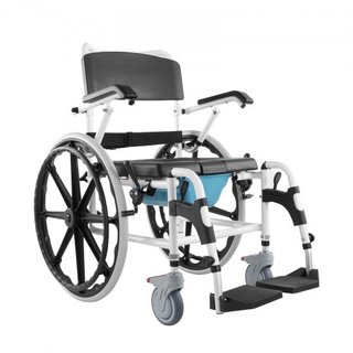 Silla de Ducha 17.5in/44.5 cm Comoda de Aleación de Aluminio Silla de Baño para Discapacitados