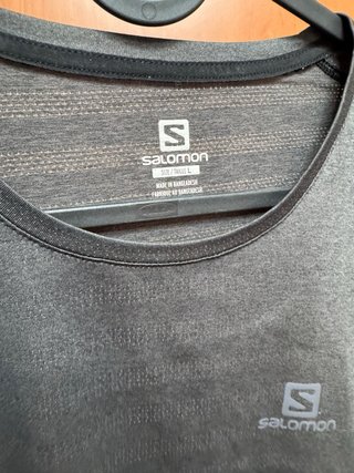 Camiseta manga larga Salomon gris