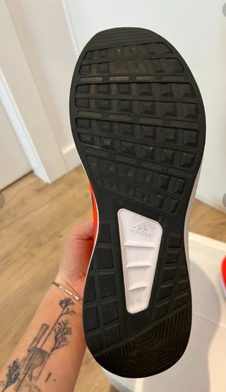 Zapatillas Adidas Running Naranja Casi Nuevas
