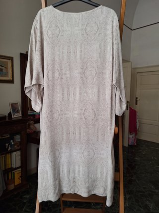 Vestito H&M fantasia beige/panna
