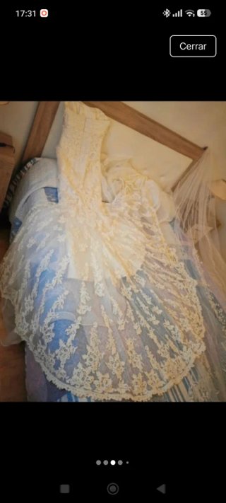Vestido de Novia Encaje Sirena